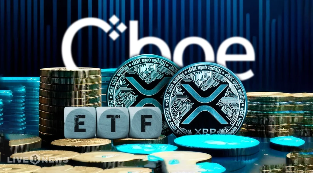 Cboe Submits Four Spot XRP ETF Applications Amid Slump