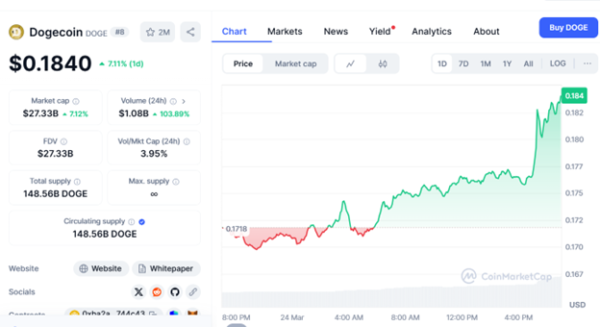 Can Dogecoin Value Proceed to Enhance After Rising Over 7%? | Dwell Bitcoin Information